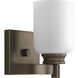 Orbitz 1 Light 5.5 inch Antique Bronze Bath Vanity Wall Light