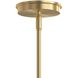 Reines 5 Light 26 inch Brushed Gold Chandelier Ceiling Light