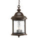 Ashmore 3 Light 10 inch Antique Bronze Outdoor Hanging Lantern