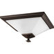 North Park 1 Light 13 inch Venetian Bronze Flush Mount Ceiling Light
