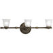 Renovations 3 Light 23 inch Forged Bronze Close-to-Ceiling Ceiling Light