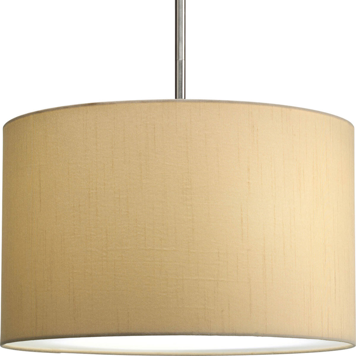 Markor 16 inch Beige Silk Pendant Ceiling Light
