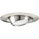 LED Recessed LED Brushed Nickel Recessed Trim, Progress LED