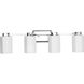 Estrada 4 Light 31.25 inch Polished Chrome Bathroom Vanity Light Wall Light
