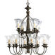 Fiorentino 12 Light 33 inch Forged Bronze Chandelier Ceiling Light