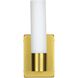 Blanco LED LED 5 inch Satin Brass ADA Wall Bracket Wall Light, Progress LED