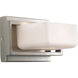 Dibs 1 Light 8 inch Brushed Nickel Bath Vanity Wall Light