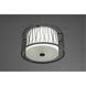 Wemberly 3 Light 16 inch Graphite Semi-Flush Mount Ceiling Light, Design Series