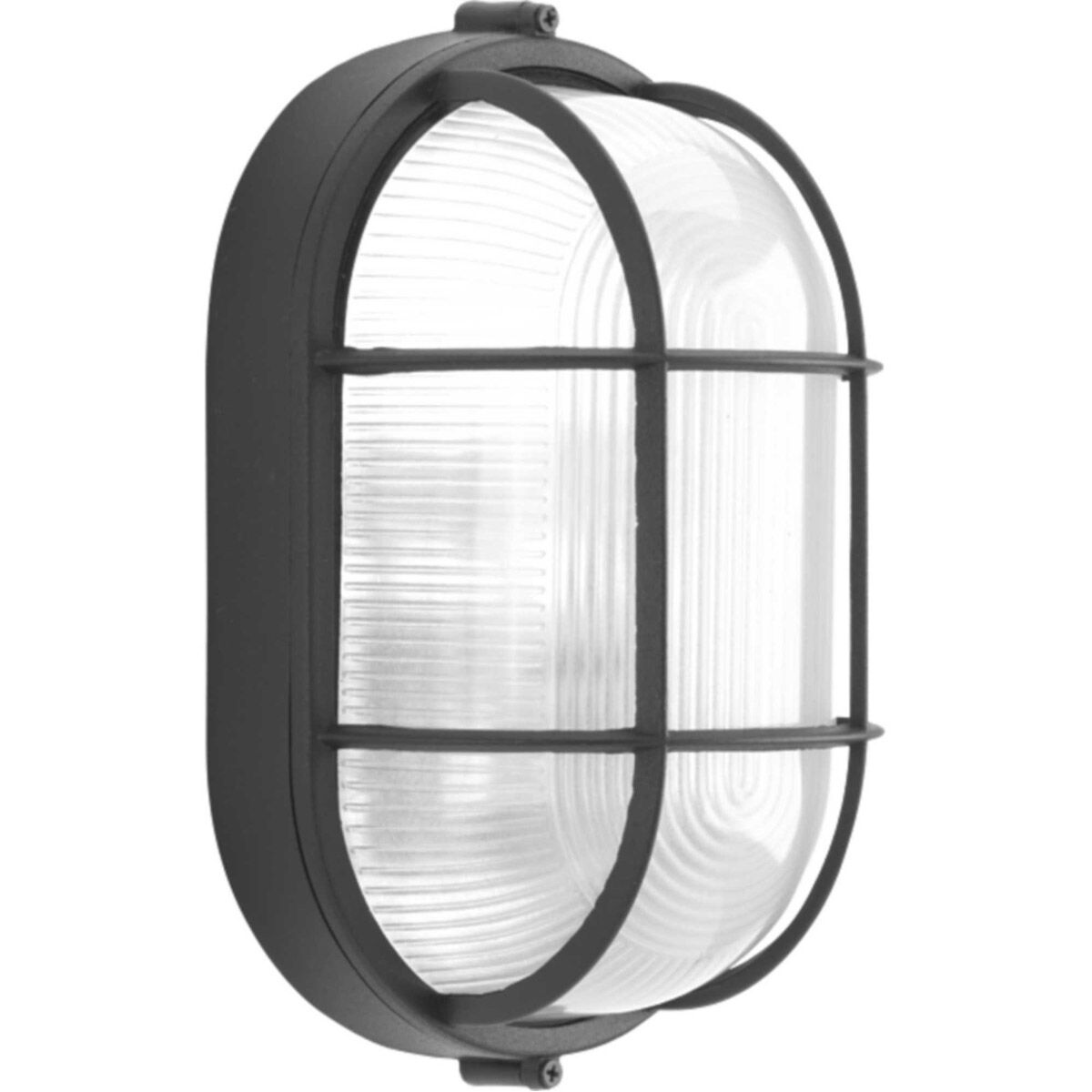 Bulkheads 1 Light 6.31 inch Textured Black Outdoor Flush Mount, Ceiling or Wall