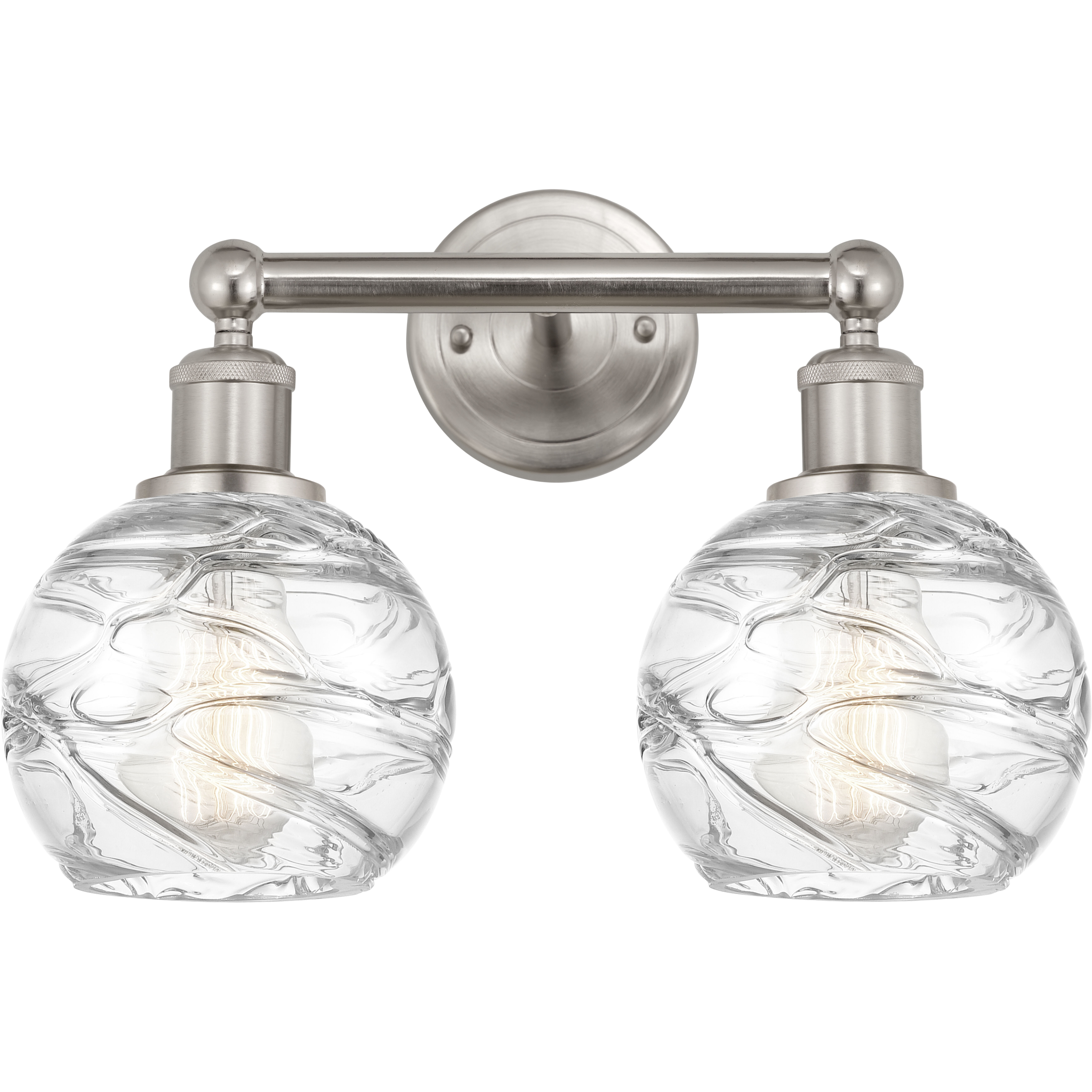 Edison Athens Deco Swirl 2 Light 15.00 inch Bathroom Vanity Light