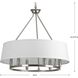 Cherish 6 Light 24 inch Brushed Nickel Chandelier Ceiling Light