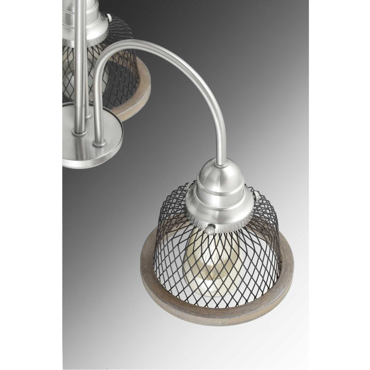 Tilley 3 Light 20 inch Brushed Nickel Chandelier Ceiling Light