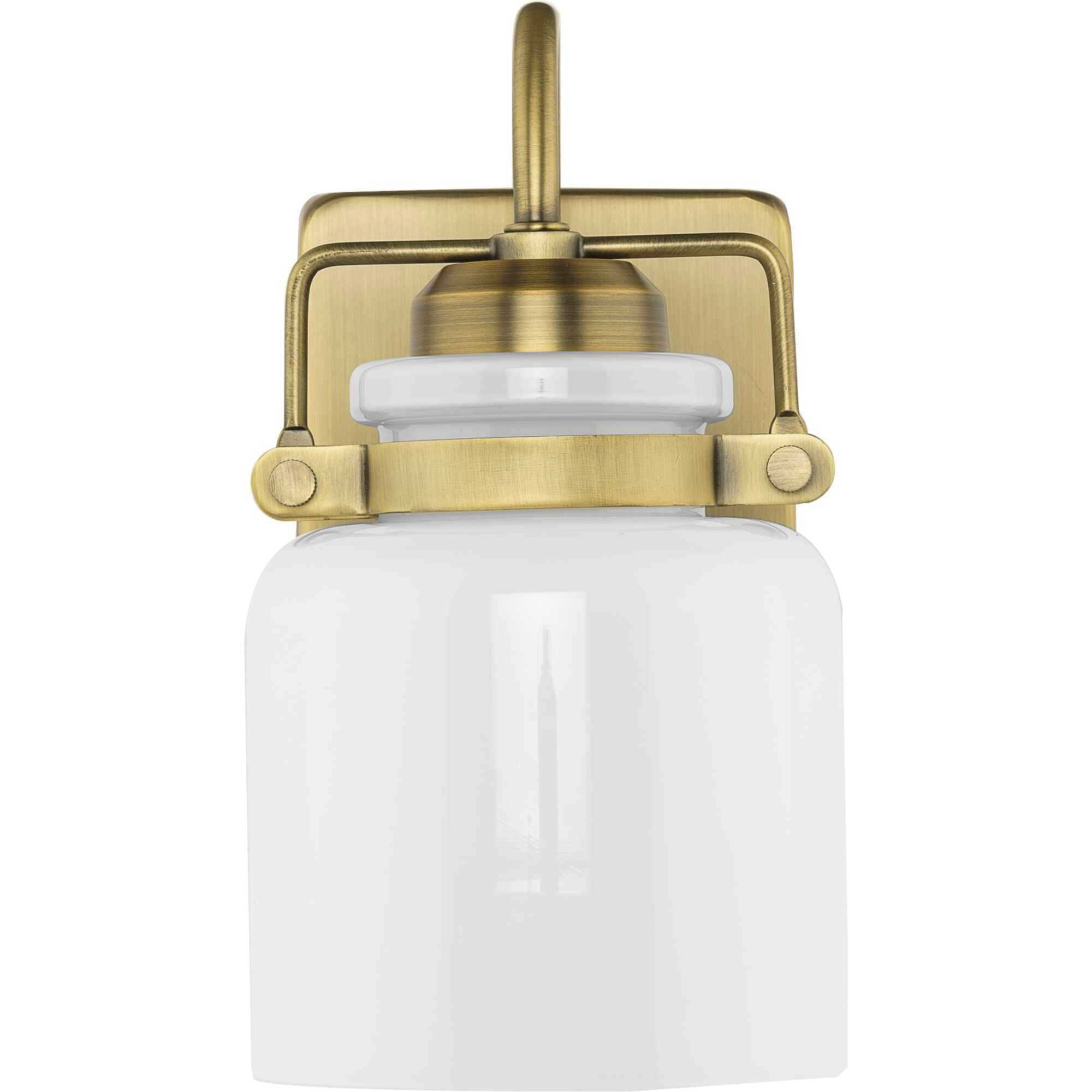 Fessler 1 Light 5 inch Vintage Brass Bath Light Wall Light
