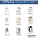 Atwell 2 Light 14 inch Brushed Nickel Pendant Ceiling Light