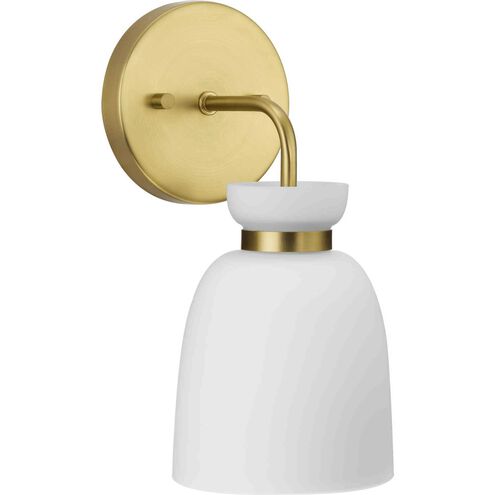 Lexie 1 Light 5.12 inch Brushed Gold Bathroom Vanity Light Wall Light