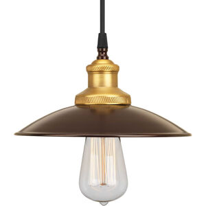 Archives 1 Light 9 inch Antique Bronze Mini-Pendant Ceiling Light