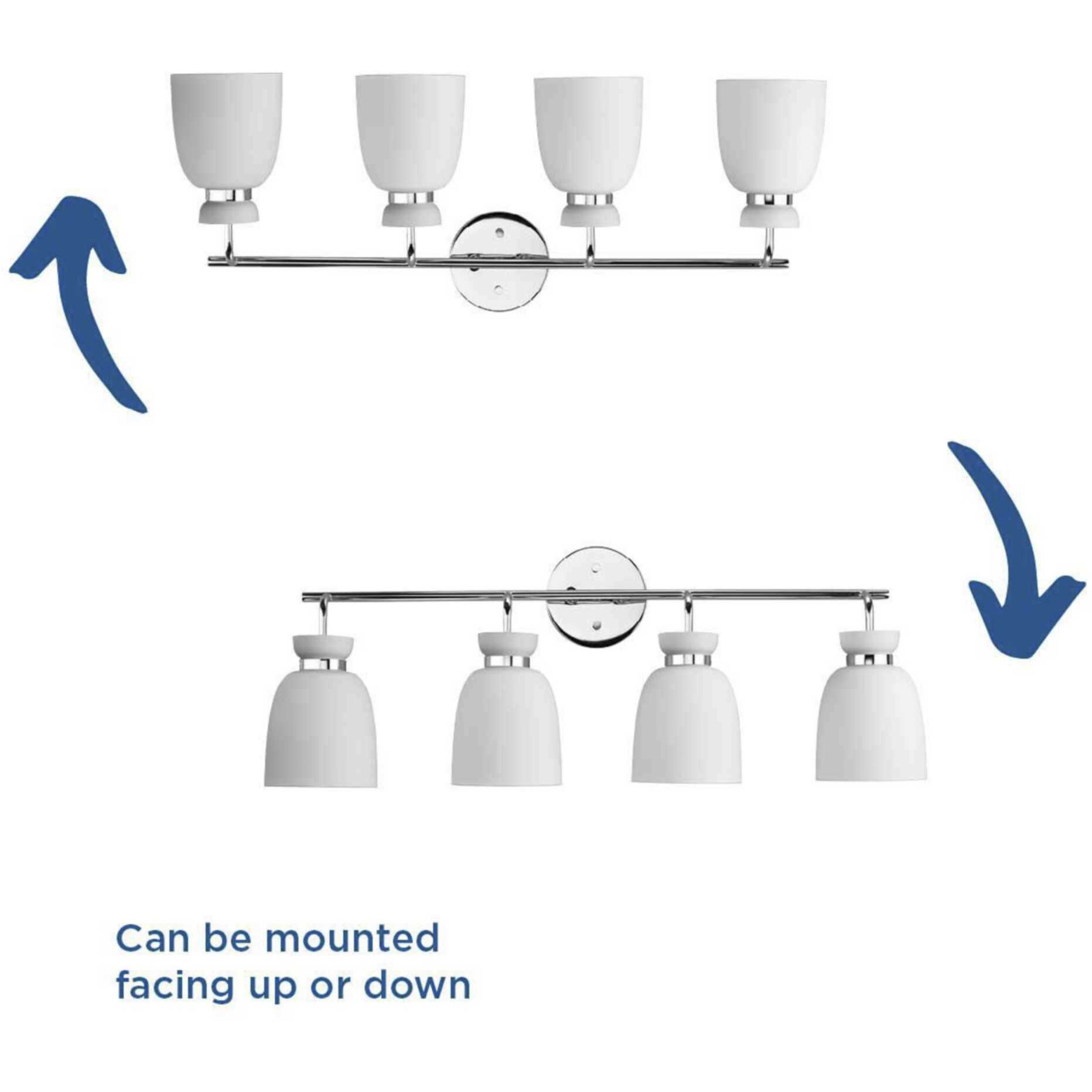 Lexie 4 Light 30 inch Polished Chrome Bathroom Vanity Light Wall Light