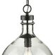 Zin 1 Light Graphite Pendant Ceiling Light, Design Series