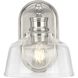Singleton 1 Light 7.62 inch Brushed Nickel Bath Vanity Wall Light