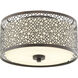 Mingle LED LED 11 inch Antique Bronze Flush Mount Ceiling Light, Progress LED