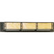 Arts and Crafts 3 Light 29 inch Weathered Bronze Bath Vanity Wall Light