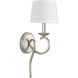 Savor 1 Light 6.63 inch Silver Ridge Wall Sconce Wall Light, Design Series