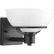 Domain 1 Light 8.75 inch Matte Black Bath Vanity Wall Light