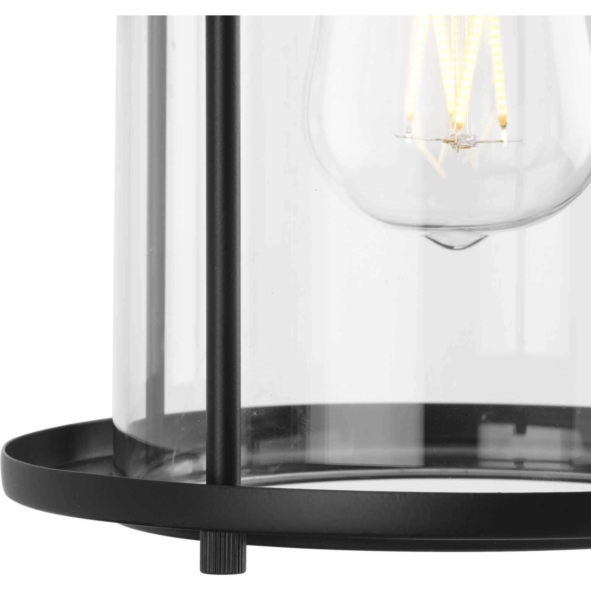 Gunther 1 Light 9.5 inch Matte Black Wall Lantern