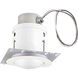 Recessed Complete BR30 White Round Recessed Housing and Trim