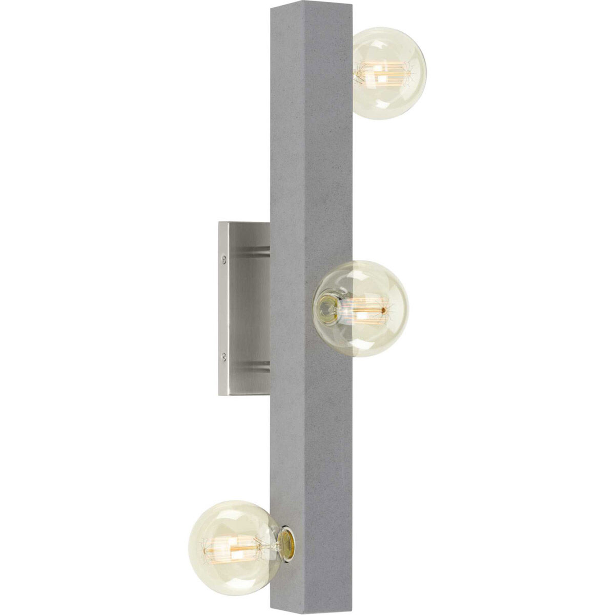 Mill Beam 3 Light 24 inch Brushed Nickel Bath Vanity Wall Light