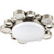 Bingo LED 19 inch Brushed Nickel Flush Mount Ceiling Light
