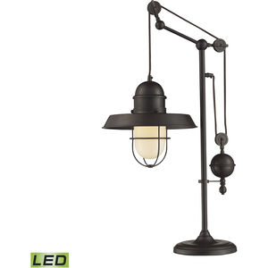 Farmhouse 32 inch 9 watt Oil Rubbed Bronze Desk Lamp Portable Light