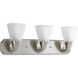 Addison 3 Light 26 inch Brushed Nickel Bath Vanity Wall Light