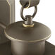 Burlington 2 Light 19 inch Antique Bronze Outdoor Wall Lantern, Medium