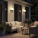 Acrylic Globe Outdoor Wall Lantern
