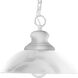Travera 1 Light 10 inch Textured White Mini-Pendant Ceiling Light