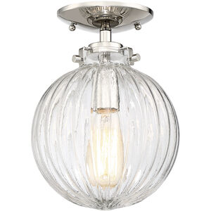 Modern 1 Light 8.00 inch Semi-Flush Mount