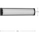 Barril LED LED 24 inch Matte Black Vanity Light Wall Light