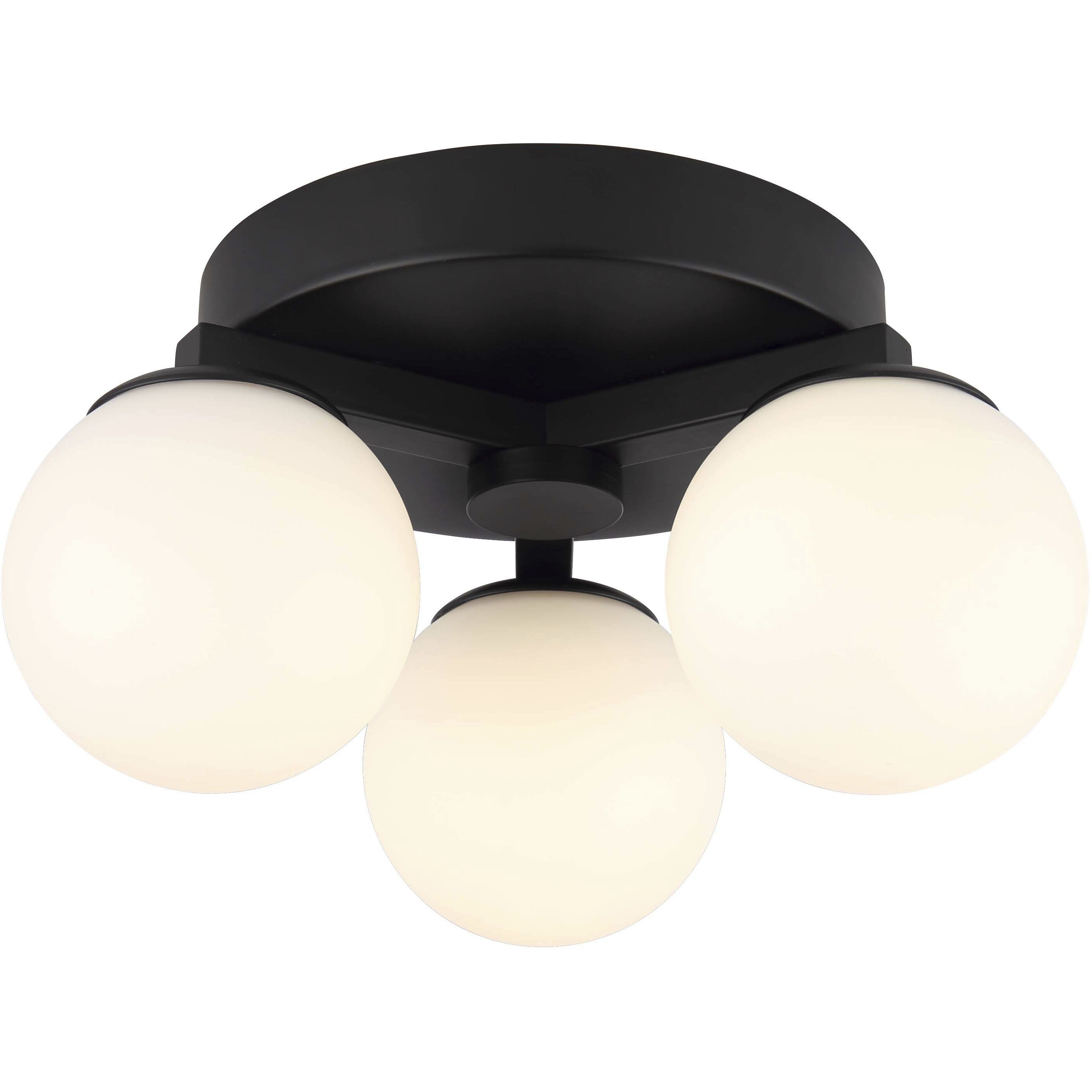 Nylah 3 Light Matte Black Ceiling Track Light Ceiling Light