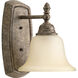 Spirit 1 Light 7.12 inch Pebbles Vanity Light Wall Light