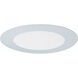 Recessed Lighting White Albalite Glass Recessed Trim