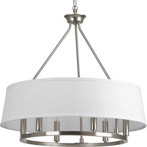 Cherish 6 Light 24 inch Brushed Nickel Chandelier Ceiling Light