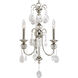 Noir 3 Light 17 inch Polished Nickel Chandelier Ceiling Light