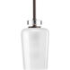 Indulge 1 Light 5 inch Antique Bronze Mini-Pendant Ceiling Light