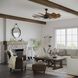 Springer 52 inch Architectural Bronze with Distressed Walnut Blades Windmill Ceiling Fan