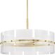 Seville 6 Light 27.87 inch Soft Gold Chandelier Ceiling Light, Design Series