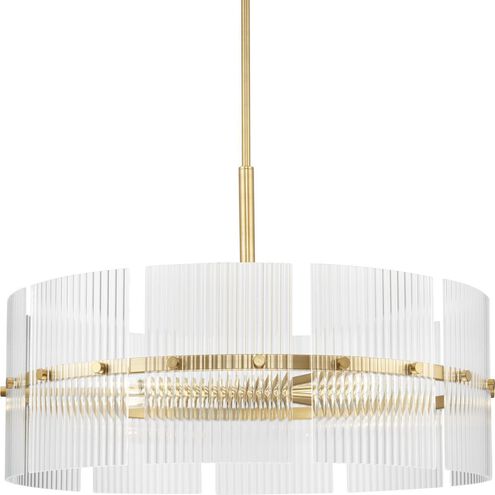 Seville 6 Light 27.87 inch Soft Gold Chandelier Ceiling Light, Design Series