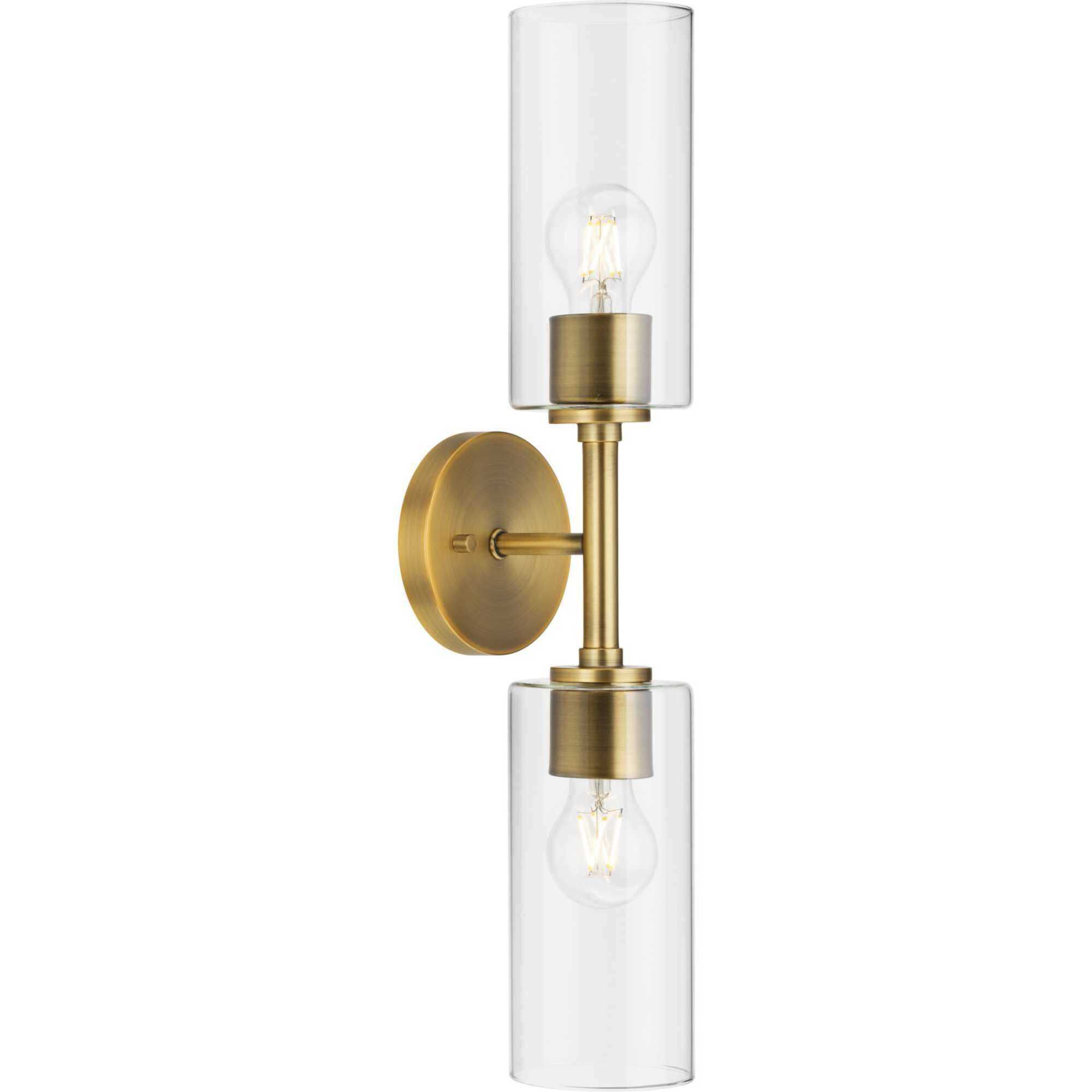 Cofield 2 Light 5.62 inch Vintage Brass Wall Bracket Wall Light
