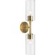 Cofield 2 Light 5.62 inch Vintage Brass Wall Bracket Wall Light