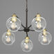 Hansford 5 Light 25 inch Antique Bronze Chandelier Ceiling Light